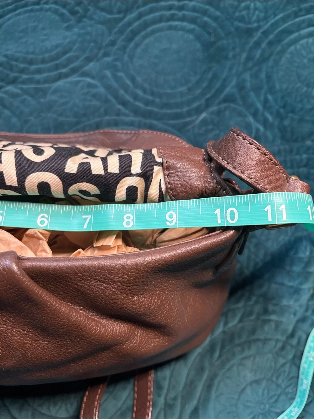 Marc By Marc Jacobs Chocolate Brown Pebbled Leather Crossbody - Picture 8 of 11